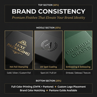 Caja de Embalaje Rígida de Cartón Negro con Logotipo Personalizado Jinbar, Materiales Reciclados para Collares, Pulseras, Relojes, Caja de Regalo