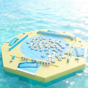 Tapis de jeu d'extérieur octogonal haut de gamme pour l'été, idéal pour le mahjong, les dominos, les échecs et les tables de poker portables pour les soirées de jeux en famille - Product Image 1