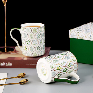 Juego de té de porcelana fina Eden Luxury, taza de café, taza de agua, juego de regalo de moda con elegante tetera para decoración del hogar - Product Image 2