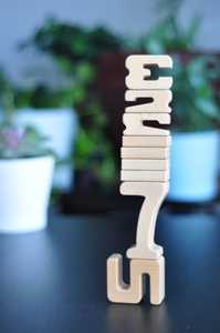 Tige mathématiques manipulateurs tpys <span class=keywords><strong>motessori</strong></span> éducatif numérique blocs de construction enfant en bois numéro bloc jouet blocs empilables - Product Image 6