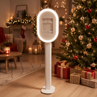 Machine Photo Booth iPad en Promotion – Coque Métallique Multi-Styles, Kiosque Portable, Logo Personnalisé Gratuit pour Événements et Fêtes, avec Flight Case