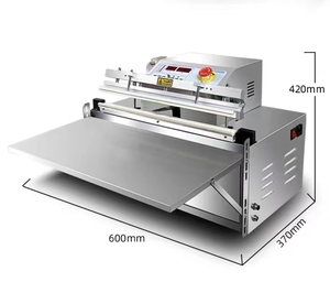 เครื่องซีลสูญญากาศแบบไฟฟ้าสำหรับใช้ในอุตสาหกรรมและครัวเรือน สำหรับบรรจุภัณฑ์อาหาร เนื้อสัตว์ ผลไม้ ผัก แบบสุญญากาศในถุง - Product Image 2