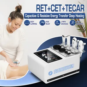 Máquina de Terapia de <span class=keywords><strong>Diatermia</strong></span> RF Tecar Indiba Inteligente de 448 kHz para Alivio del Dolor de Espalda, Lifting <span class=keywords><strong>Facial</strong></span>/Cuello y Adelgazamiento Corporal - Product Image 2
