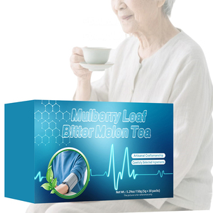Thé de santé naturel aux herbes en gros avec feuille de mûrier et melon amer pour l'hypertension artérielle, 30 sachets - Product Image 1
