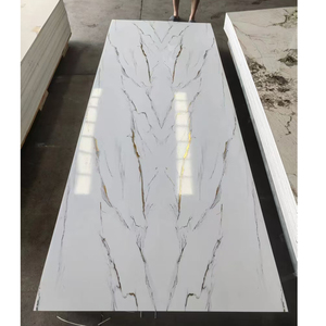 Tấm ốp tường PVC UV vân đá cẩm thạch thiết kế đá cẩm thạch, kích thước 1220mm*2440mm, dùng cho phòng tắm (OEM/ODM) - Product Image 1