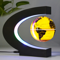 Globe flottant à lévitation magnétique Prix d'usine Impression 3D Lampe flottante Luna Veilleuse flottante