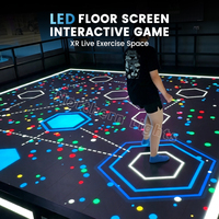 Jeu interactif sur écran LED au sol avec 10 jeux populaires pour les salles de jeux de sport virtuels