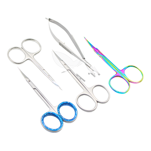 Premium Sharp Stainless Steel Straight Blade Best Manicure Cuticle Scissors Top Right-Handed Beauty Tool - Product Image 1