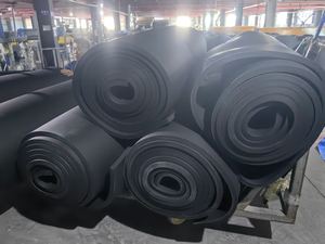 Rouleau de mousse isolante acoustique en caoutchouc pour l'application sur les tuyaux et les conduits, panneaux isolants thermiques - Product Image 3