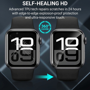 Protector de Pantalla para <span class=keywords><strong>Apple</strong></span> <span class=keywords><strong>Watch</strong></span> Series 12 SE4 OEM, Película TPU Suave Antihuellas, Lisa, 40/42/44/46mm, Proveedor al por Mayor - Product Image 2
