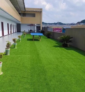 Césped artificial realista al tacto, césped sintético para exteriores, alfombra verde de césped artificial, césped sintético de aspecto natural - Product Image 1