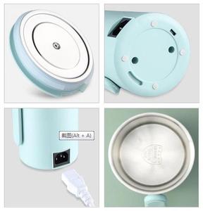 गर्म बिक्री 0.6l पोर्टेबल स्टेनलेस स्टील इलेक्ट्रिक केटल स्मार्ट होम बीकर बाहरी यात्रा के लिए थर्मल कप भंडारण योग्य मिनी उपहार के साथ - Product Image 4