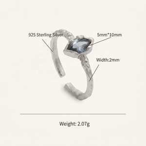 <span class=keywords><strong>Anello</strong></span> di Fidanzamento e Matrimonio Chris April in <span class=keywords><strong>Argento</strong></span> Sterling 925 con <span class=keywords><strong>Acquamarina</strong></span> e Zirconia - Product Image 3