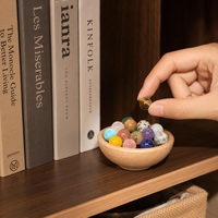Nouvelle boule de cristal en pierre précieuse naturelle de 16 mm, pièce unique pour la décoration de la maison, la guérison par les cristaux et la fabrication de bijoux