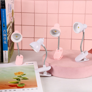 ZFP Macaron Mini lampe de bureau LED, lumière flexible à clipser, respectueuse des yeux, pour dortoir d'étudiant, lampe de lecture nocturne - Product Image 1