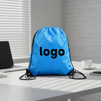 Sac à chaussures 210D ou 420D, facile à transporter, sacs de sport en polyester, sac à dos en nylon, sac à cordon avec logo personnalisé imprimé