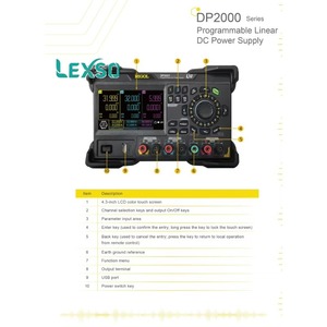 Fuente de Alimentación Regulable Lineal Programable Rigol DP2031, 222W/32V/3A, Canales para Equipos de Prueba Lexso - Product Image 2