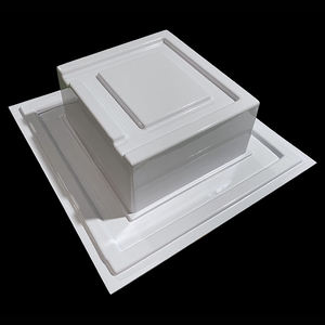 Manufacturer of Large Vacuum Thermoforming Plastic Parts Durable Plastic Cover Products with Cutting Processing Service - Product Image 3