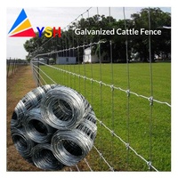 Malla de Alambre Galvanizado para Cercas de Pastizales, Ganado, Ovejas, Ciervos, Cría en Granjas, Resistente a la Corrosión, Modelo YSH--001, Hebei Hengshui