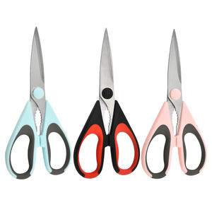 กรรไกรครัวสแตนเลสจากโรงงานโดยตรง ใบมีด 22 ซม. ความยาว 8.2 ซม. อเนกประสงค์สำหรับตัดเนื้อ กระดูก และทำอาหาร - Product Image 2