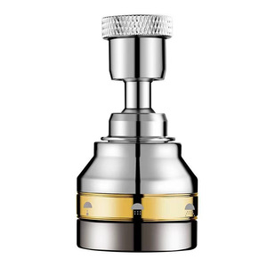 Grifo de cocina Royal Stan con manguera extensible giratoria de 360 grados y doble cabezal de pulverización para ahorrar agua en el fregadero - Product Image 3