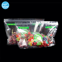 Sachet Doypack Personnalisé en BOPP Perforé pour Emballage de Légumes et Fruits Frais avec Fonction de Sécurité, Type Plastique