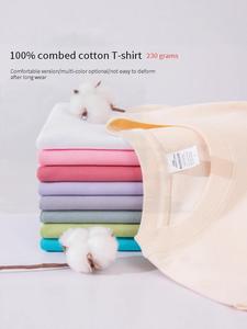 <span class=keywords><strong>T</strong></span>-Shirt in bianco 230gsm in puro cotone all'ingrosso per ordini all'ingrosso fornitore di uniformi aziendali maglietta corta da uomo <span class=keywords><strong>t</strong></span>-Shirt personalizzata - Product Image 2