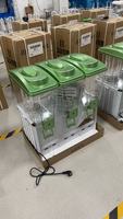 Grote capaciteit 15L 3-tank gekoelde sapdispenser