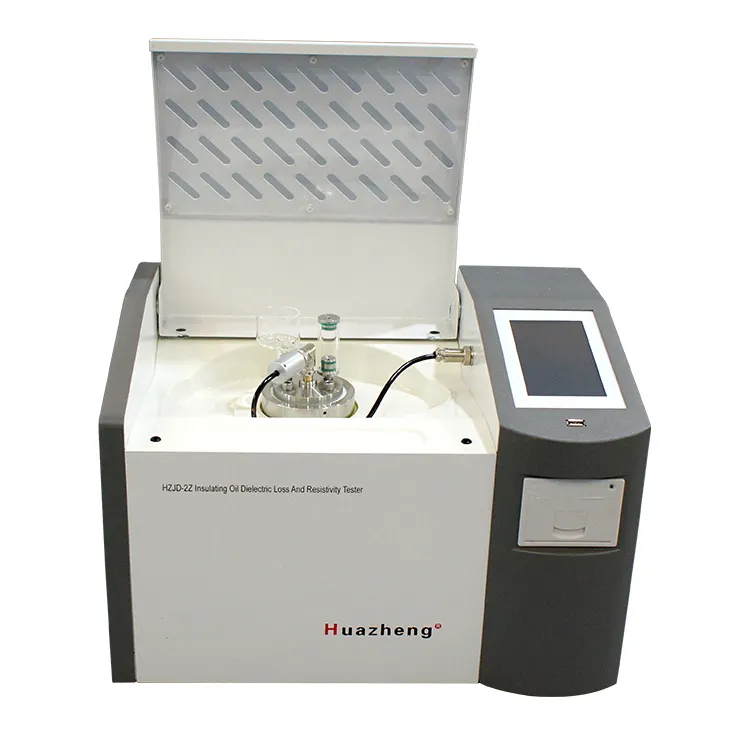 Huazheng macchina di prova dielettrica di perdita dielettrica del tester di delta dell'abbronzatura dell'olio del fattore di dissipazione completamente automatico