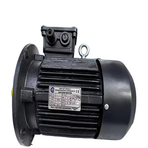 3HP 4POLE 3PHASE FLANGE MOUNTED MOTOR industrial electric motor heavy duty cast iron body high efficiency reliable use - Product Image 1
