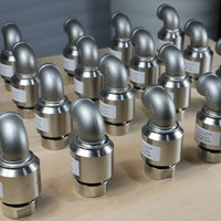 Raccord pivotant en acier inoxydable avec connexion filetée BSP NPT 1/2"-2" – Union universelle haute vitesse et haute pression pour tuyaux d'eau