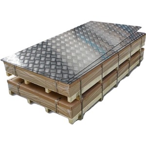 Tôles d'aluminium gaufrées à motif écaillé pour panneaux de sol antidérapants de camions et remorques - Product Image 4