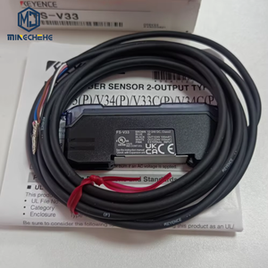 Sensor de Fibra Óptica Digital KEYENCE FS-V33, Serie FS-V30, Amplificador de Fibra Óptica, Tipo de Cable Host NPN FS V33 - Product Image 1