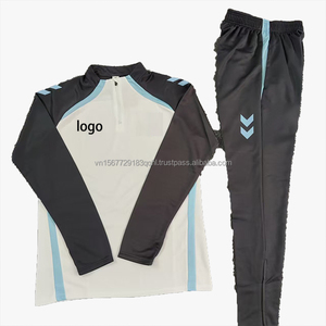 ชุดกีฬาฟุตบอลแขนยาวแบบมีซิปครึ่งตัว ดีไซน์โดดเด่น สำหรับผู้ใหญ่ ฤดูกาลใหม่ 2026  สามารถปรับแต่งโลโก้ได้ - Product Image 5