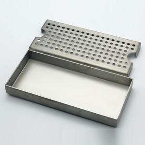 Sceau à glaçons personnalisé en laiton pour entreprise, avec logo, pour bar à glaçons, avec support de drainage - Product Image 2