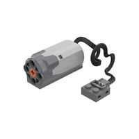 Bloques de construcción MOC juguete educativo caja de batería AA tren con piezas de función de potencia M L XL Motor Robot tema