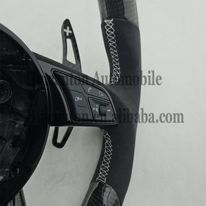 Volante Deportivo Popular de Fibra de Carbono y Alcántara para Modelos Audi A3 A4 A4L A5 A7L A8 Q5 Q7 B9 A6 R8 - Product Image 6