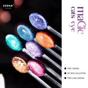 Collection de vernis à ongles gel effet œil de chat magique JTING, 12 couleurs très populaires, flacon de 15 ml, vernis à ongles gel effet œil de chat hautement réfléchissant - Product Image 4