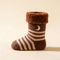 Chaussettes d'hiver tricotées 3D hypoallergéniques, respectueuses de la peau, antidérapantes, respirantes, absorbant la transpiration, épaisses, décontractées et sportives
