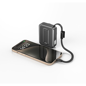 Batería Externa Magnética Ultra Delgada y Portátil <span class=keywords><strong>de</strong></span> 10000mAh con Enchufe Directo Integrado y Correa <span class=keywords><strong>de</strong></span> Mano, Carga Rápida <span class=keywords><strong>de</strong></span> 22.5W - Product Image 2