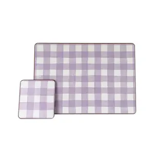 Thiết kế mới tùy chỉnh đa mô hình in ấn placemat và Coaster cho nhà