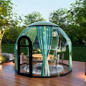 Casa de burbujas de estrella transparente de 2-7m, casa de cúpula de PC de 360 grados de policarbonato prefabricada de una sola capa personalizable - Product Image 3