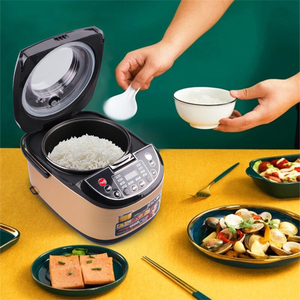 <span class=keywords><strong>Olla</strong></span> de arroz inteligente antiadherente para el hogar, 5 litros, temporizador con cita, <span class=keywords><strong>freidora</strong></span> eléctrica multifunción y cocina de arroz de doble uso - Product Image 5