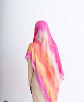 Hijab floral imprimé en modal, doux et léger, pour la vie quotidienne, les voyages, la prière, les mariages, les fêtes et les vacances