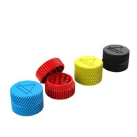 Accessoires pour fumeurs en gros Meuleuses pratiques avec logo personnalisé Conception meuleuse de haute qualité