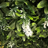 Murs végétaux artificiels, décorations murales de Noël, enseignes de devanture, mariages, aménagement extérieur, arbres à fleurs artificielles en PVC de haute qualité