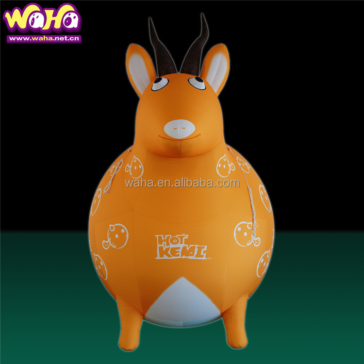 2,5 м надувная игрушка животное на заказ гигантская реклама мультяшная Антилопа для украшения Горячая Распродажа надувная статуя огромная