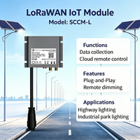 Module IoT LoRaWAN SCCML avec suivi GPS, capteur d'inclinaison et d'impact, protection antivol pour module de commande d'éclairage solaire SRNE