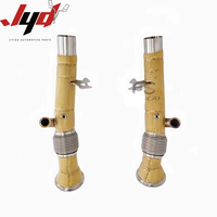 Collecteur d'échappement SS304 pour Ferrari 296 GTB V6 3.0T 2021-2024, isolation thermique dorée, performance racing, amélioration de puissance