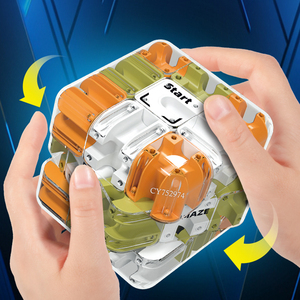 Giocattoli Educativi Sensoriali in Vendita, Cubo Labirinto 3D, Puzzle con Sfera Rotolante 3D per Bambini - Product Image 4